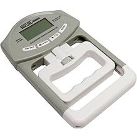 Dynamomètre numérique portatif - Mesure de force - Capture automatique - Poignée électronique - 90 kg - Gris (1/4)