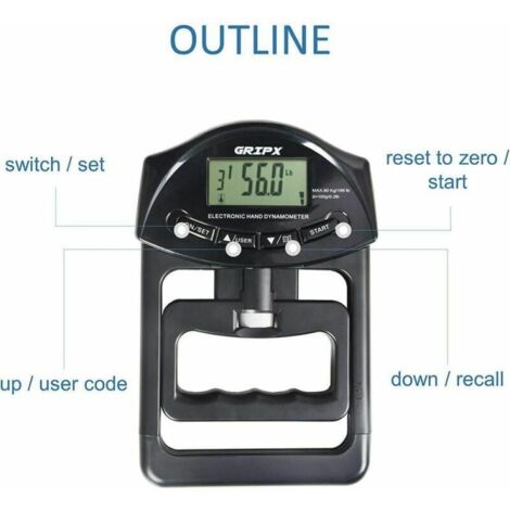 Ergomètre Mécanique Pointeur Doigt Main Force Formation Poignée