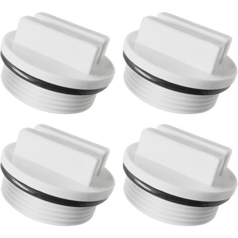 Bouchon d'hivernage de piscine SP1022C avec joint torique pour l'hivernage des piscines pendant la saison hivernale et pour la plupart des filtres de piscine (lot de 4) (1/5)