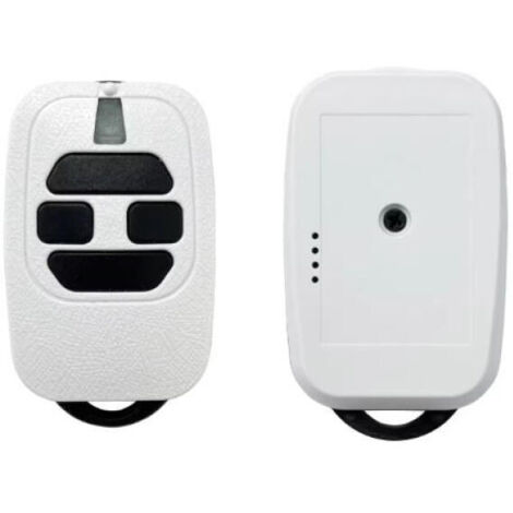 Kit émetteur portable pour porte de garage (2 pièces) - 433,92 MHz - Compatible avec DEA GTI2/4, GT2/4, Mio TR2/4, Mio TR2N/4N - 4 boutons (1/4)