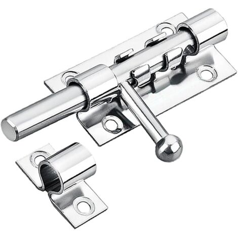 14 Pouces Verrou Porte Interieure Loquet Porte,Verrou Porte Exterieur Targette de Porte Exterieur, Acier Inoxydable Verrou Porte Coulissante, pour Portes IntéRieures Salle de Bain (1/5)