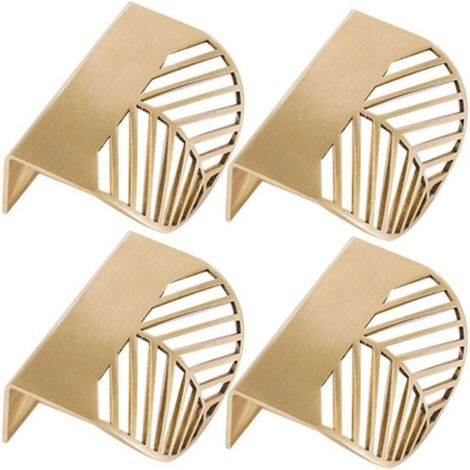 Lot De 17 Boutons De Tiroir Métal 25x25mm Motif Chinois - Pour Meuble (neuf)