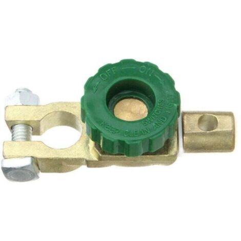 Disjoncteur antivol pour borne de batterie, interrupteur de déconnexion rapide de batterie, interrupteur de coupure/arrêt pour bateaux, voitures, camions, camping-cars (1/4)