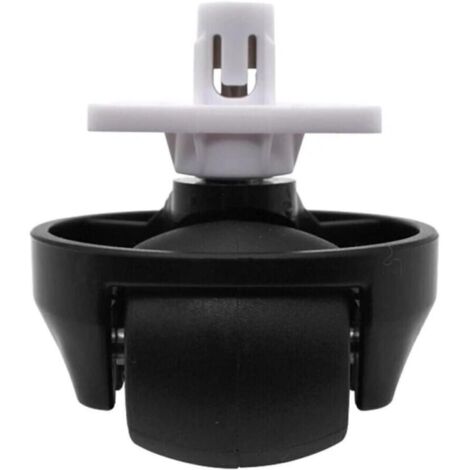 Roue avant (noire) pour aspirateur robot - Roue avant silencieuse - Compatible avec les aspirateurs Roborock S65/S55 Max/S65 Pure/S7/S8/T7S/T8/G10/G20 - Roue universelle (1/4)