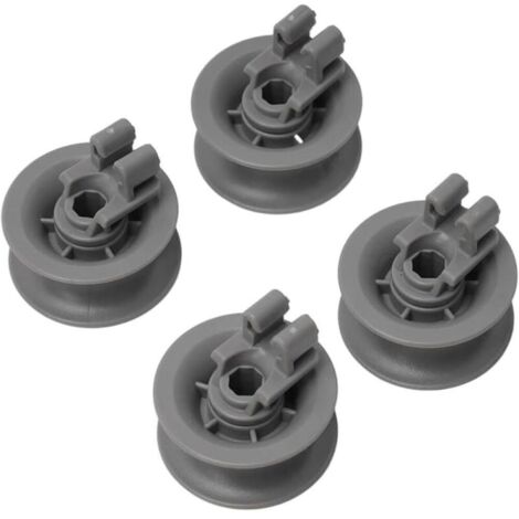 Roulettes pour panier de lave-vaisselle Bosch, lot de 4, métal, gris Accessoires pour lave-vaisselle (1/4)