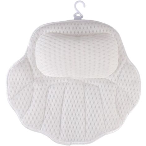 Poemland Grand Coussin De Bain Extra Épais Avec Appui-tête - Gris Extra Large 52x42x15cm