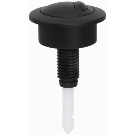 Remplacement du mécanisme de chasse d'eau à bouton-poussoir (8,7 × 4,8 × 4,8 m), remplacement du bouton de chasse d'eau des toilettes, bouton de réservoir à double chasse - noir (1/4)