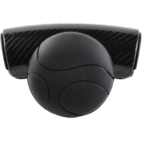 Pommeau de volant universel en silicone (noir), rotation à 360°, compatible avec toutes les voitures, camions, semi-remorques et bateaux. (1/5)