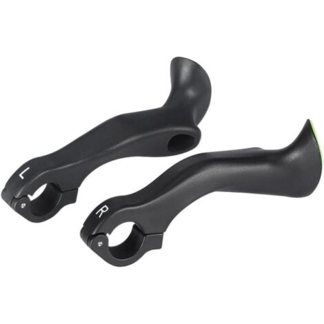 1 paire de couvre-guidons de vélo, embouts de guidon en nylon de 22,2 mm, embouts ergonomiques, adaptés aux vélos de route et à la plupart des vélos (1/4)