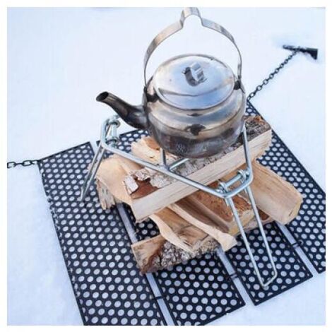 Grille De Cuisson Pliable Rrlihjgu – Inox – 30x16 Ou 46x16 Cm – Pliable – Pour Camping, Feu De Camp, Jardin