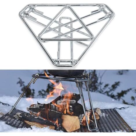 Trépied Pliable Pour Feu De Camp Ou Barbecue - Support De Cuisson Camping, Marque SODIAL, Noir