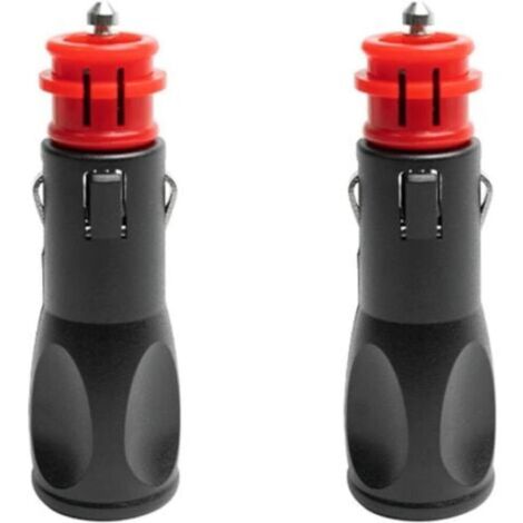 Prise allume-cigare mâle, adaptateur allume-cigare mâle, prise allume-cigare mâle, adaptateur allume-cigare européen 12 V - 2 pièces (1/4)