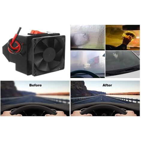 Chauffage De Voiture Portable DC 12V 24V 3 Trous, Ventilateur De Chauffage De Camionnette Automatique, Dégivreur De Pare-brise, Réchauffeur D'air Pour Camions, Remorque Watches Hurhome