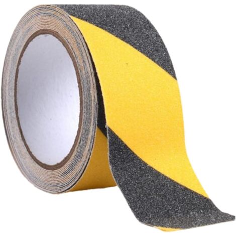 Bande Antidérapante Escalier,Ruban Antidérapant Adhésif,Ruban Autocollant Anti-Dérapante,Bande Sécurité Antidérapant,Aux Escaliers Intérieurs et Extérieurs,Imperméable 2.5cm×10m (1/4)