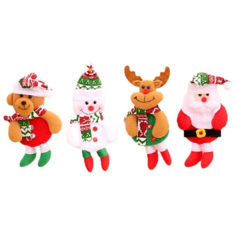 Décorations pour sapin de Noël, Ensemble de 4 décorations de Noël pour sapin de Noël(Version basique) (1/5)