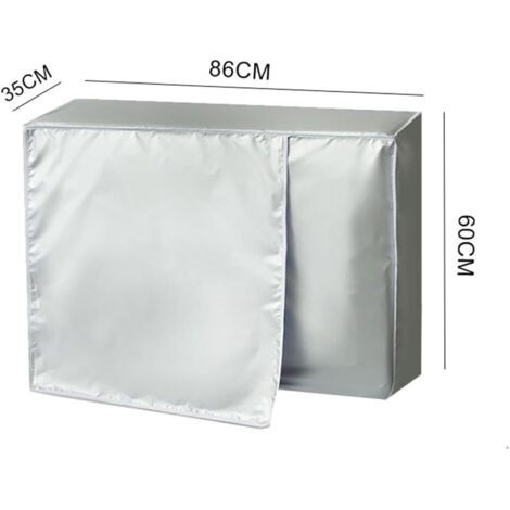 Housse Protection Climatiseur Portable 48x41x76 Cm – Imperméable Anti-Poussière UV Oxford 420D Noir