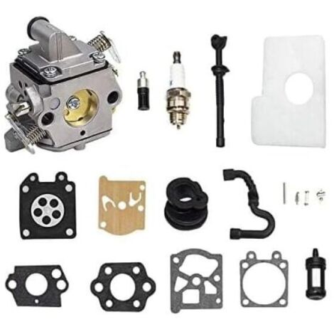 MS170 MS180 C1Q-S57A Carburateur Kit pour STIHL 017 018 MS170 MS180 MS180C C1Q-S57 C1Q-S57A C1Q-S57B, Tronçonneuse/Tondeuses à gazon avec filtre à air Tune Up Kit (1/5)