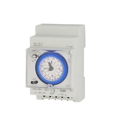 16A, Minuterie mécanique, Interrupteur de commande de temps, 1 pièces, SUL181d SYN161d TM181d SUL181H SUL180A (Size : 380VAC) (1/5)