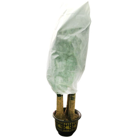 Housses de protection contre les escargots pour plantes de jardin, sacs de protection contre le gel pour plantes d'hiver pour plantes, arbres, arbustes, 120 × 180 cm, blanc (1/5)