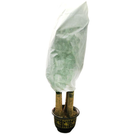 Housses de protection contre les escargots pour plantes de jardin, sacs de protection contre le gel pour plantes d'hiver pour plantes, arbres, arbustes, 60 × 80 cm, blanc (1/5)