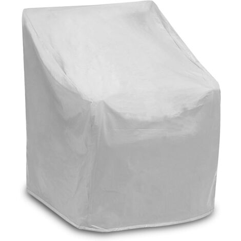 Housse de protection pour chaise en osier résistante aux intempéries, standard, grise, 70x79x70/102 cm, grise (1/3)