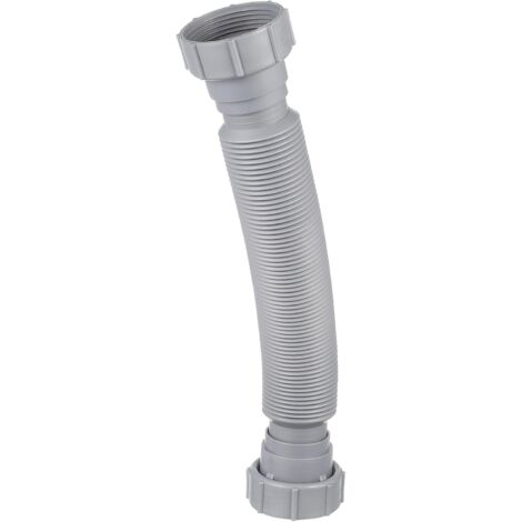 Parkside – Tuyau flexible ondulé télescopique pour évier – Longueur réglable 25-80 cm – Anti-obstruction et anti-odeurs – Installation facile
