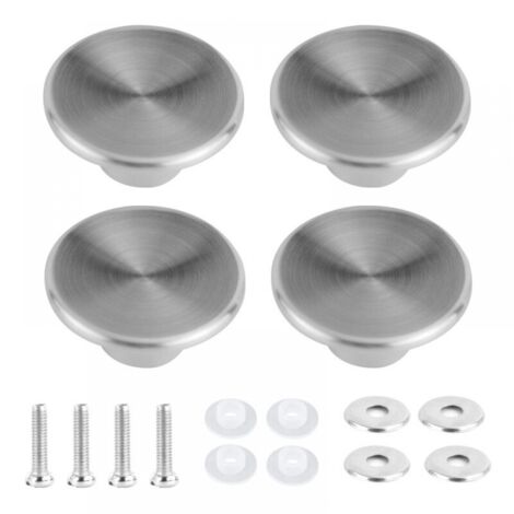 Bouton de couvercle de casserole - Lot de 4 - Boutons de couvercle - Couvercle de casserole en acier inoxydable - Bouton de couvercle de casserole - Poignée de maintien du couvercle,petit (1/4)
