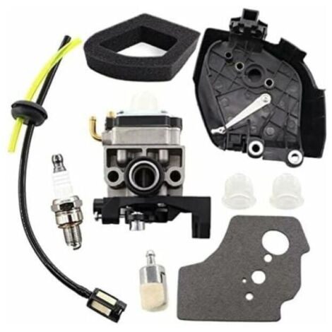 Carburateur avec filtre à air, couvercle de filtre à air et boîtier de tuyau à essence pour moteur Honda GX35 GX35NT HHT35S 1.3 CV, pour débroussailleuse et mini moteur à essence. (1/5)