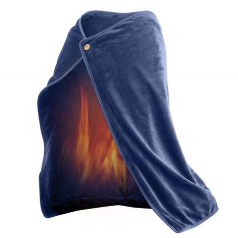 Parkside – Couverture chauffante USB – Flanelle lavable – 3 niveaux de température – Portable pour voiture, maison, bureau – 25-45 °C