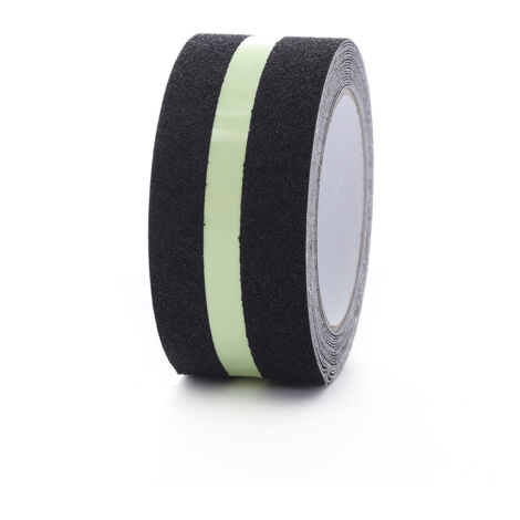 (2m5cm) Ruban phosphorescent, antidérapant et givré, utilisé pour indiquer la direction, les avertissements d'escalier et le guidage réfléchissant (1/5)