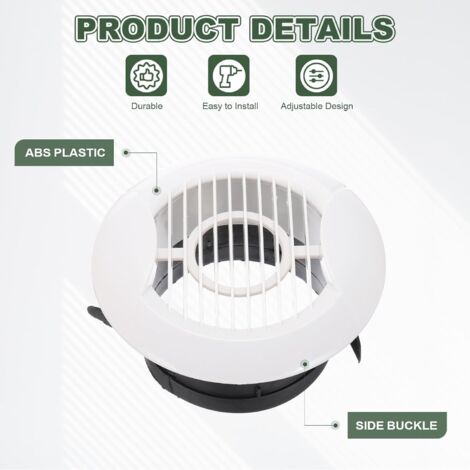 Grille De Ventilation Kratki Air 45S Pour Cheminée - Occasion Déformée Mais Fonctionnelle