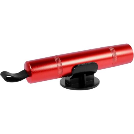 Brise Vitre Coupe Ceinture, 2 en 1 Marteau Brise Vitre Voiture Compact et Portable avec Deux Supports Adhésifs Accessoire d'urgence(Rouge) (1/5)