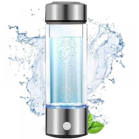 Générateur d'hydrogène, fabricant de verre à eau à hydrogène portable machine à eau alcaline à hydrogène, Loniser riche en hydrogène avec technologie SPE et PEM Générateur d'eau ionique rechargeable (1/5)