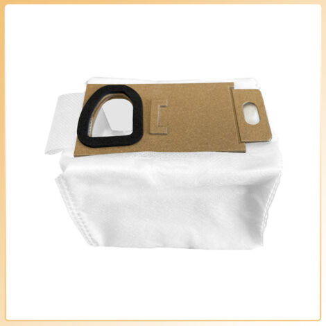 2 Paquets de Sacs à poussière de Remplacement pour Roborock H6 H7 Robot Aspirateur Tissu Non-tissé 4 Couches Tissu Soufflé Kit de Sac d'Aspiration (1/5)