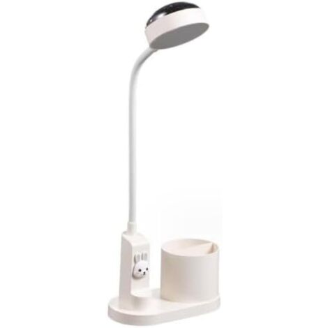 Lampe de bureau enfant - Lampe de chevet avec porte-stylo - ciel avec changement de couleur automatique - LED rechargeable à intensité variable pour enfants [Classe énergétique G] (1/5)