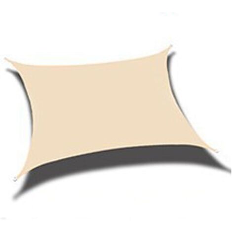 2 × 5 m Voile d'ombrage rectangulaire, pergola, toile d'ombrage pour jardin, auvent de porche, pour terrasse, patio, jardin et activités extérieures (1/5)