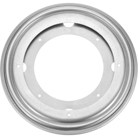 Plateau tournant de 20,3 cm (8 pouces), support pivotant, plateau tournant rond, pour bureau, argent. (1/5)