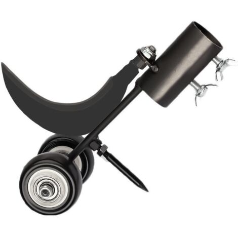 Outils de désherbage de Fissures avec Roues, 2 en 1 Désherbeurs manuels, Outils de désherbage Debout pour Le Jardin, Le Patio, la pelouse, Les trottoir (1/5)