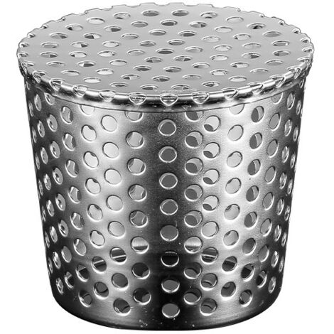 Filtre de descente de gouttière, protège-gouttière en acier inoxydable de 20 × 9 cm, couvercle de gouttière conique ajouré, empêche le blocage (1/5)
