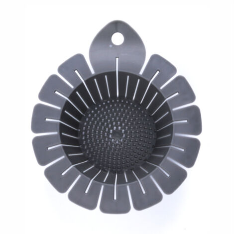 Lot de 1 Filtre à Déchets Évier Maille Panier De Vidange Pour Cuisine Bouchon De Déchets Évier Filtre Pour Alimentaires Et Légumes, gris (1/5)