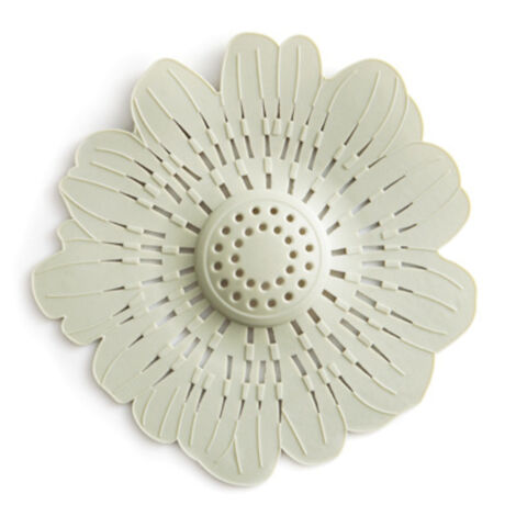 Filtre anti-cheveux pour évier de cuisine, baignoire et douche, pour éviter les bouchons. Filtre à cheveux pour évier de salle de bain, vert (1/5)