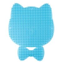Brosse coudée pour chat, peigne de massage coudé en 2 pièces pour chat, brosse murale pour chat