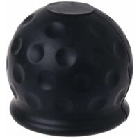Cache boule d'attelage, noir, 1 pièce, cache boule d'attelage, protection boule d'attelage, cache boule d'attelage en caoutchouc