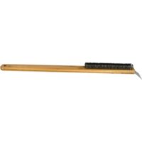 Pizza Oven Cleaning Brush , Pizza Oven Brushes Stone Cleaner with Scraper-Reusable Pizza Stone Cleaner 2 in 1 for Pizza Stones,