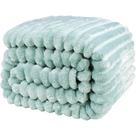 ABAKUHAUS Oceano Tappeto da Parete e Copriletto, Caribbean Relax Tropic, Colori Che Non sbiadisce, 150 x 110 cm, Verde Blu Bianco