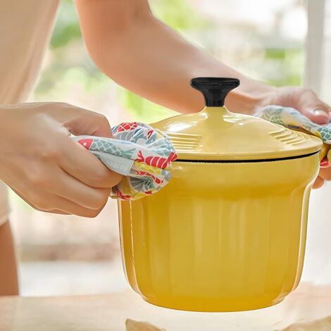 Uenhoy 4 Manopole Di Ricambio Per Pentole In Ghisa – Bachelite Nera – Compatibili Con Le Creuset, Aldi, Lodge – Con Viti E Guarnizioni - 5