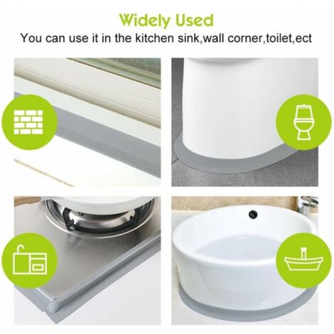 Cinta De Masilla Blanca De 22 Mm Pe Tira De Sellado Impermeable Baño De Baño Cinta Selladora Autoadhesiva Cinta De Sellado De Pared De Inodoro De