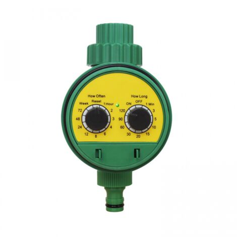 Temporizador de riego automático, grifo digital para manguera, controlador inteligente de riego para jardín, granja, césped y flores. (1/3)