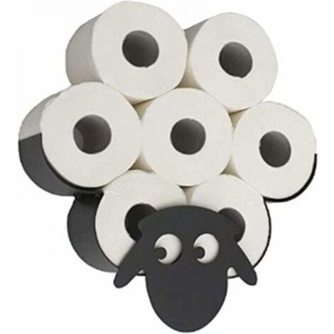 Portarrollos de papel higiénico con forma de animal, bonito portarrollos de cocina, accesorios de baño, oveja (1/4)
