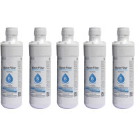 5 filtros de agua para refrigerador compatibles con LT1000P, LT1000PC, LT1000PCS, LT-1000PC, ADQ74793501, MDJ64844601, ADQ76793501, ADQ747935 Kenmore 46-9980, 9980 (1/5)